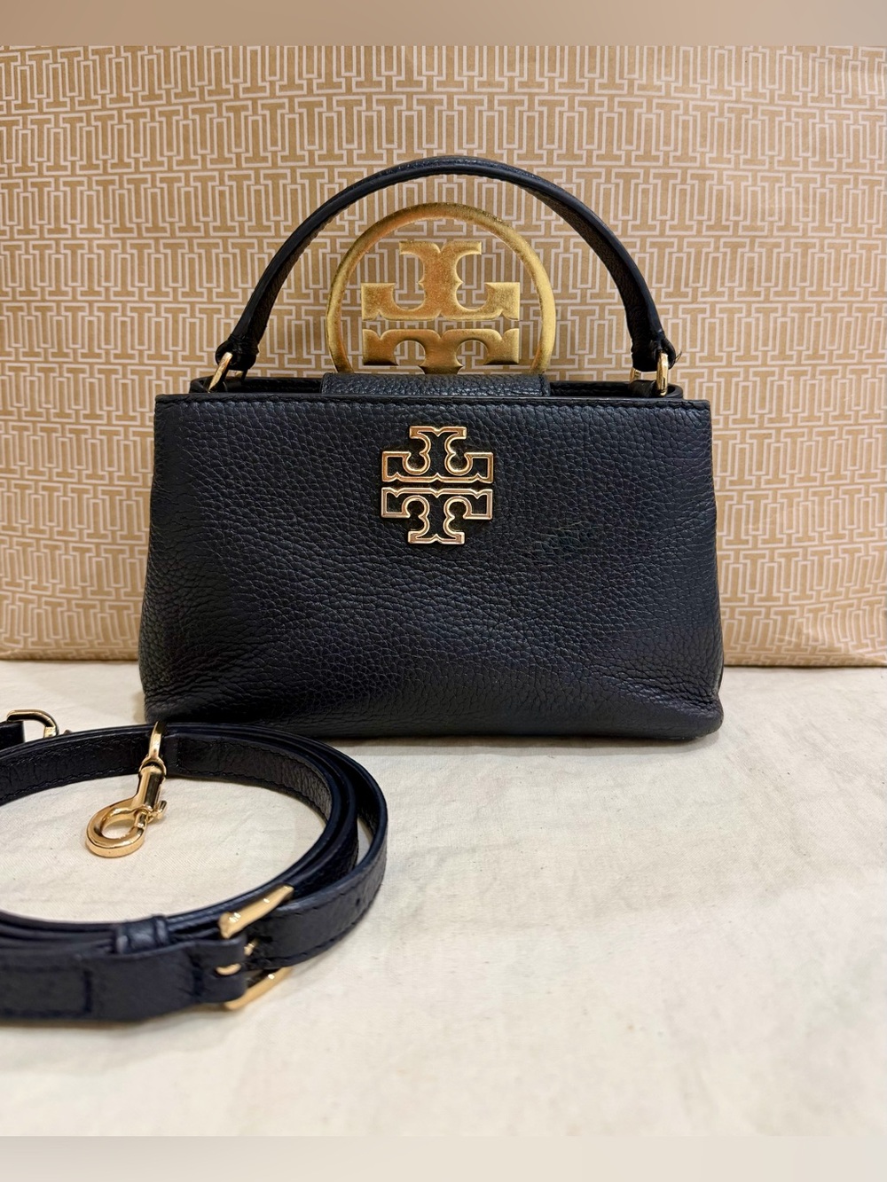 Tory Burch Britten top handle satchel